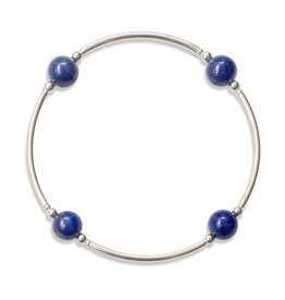 Made As Intended 8mm Lapis Blessing Bracelet