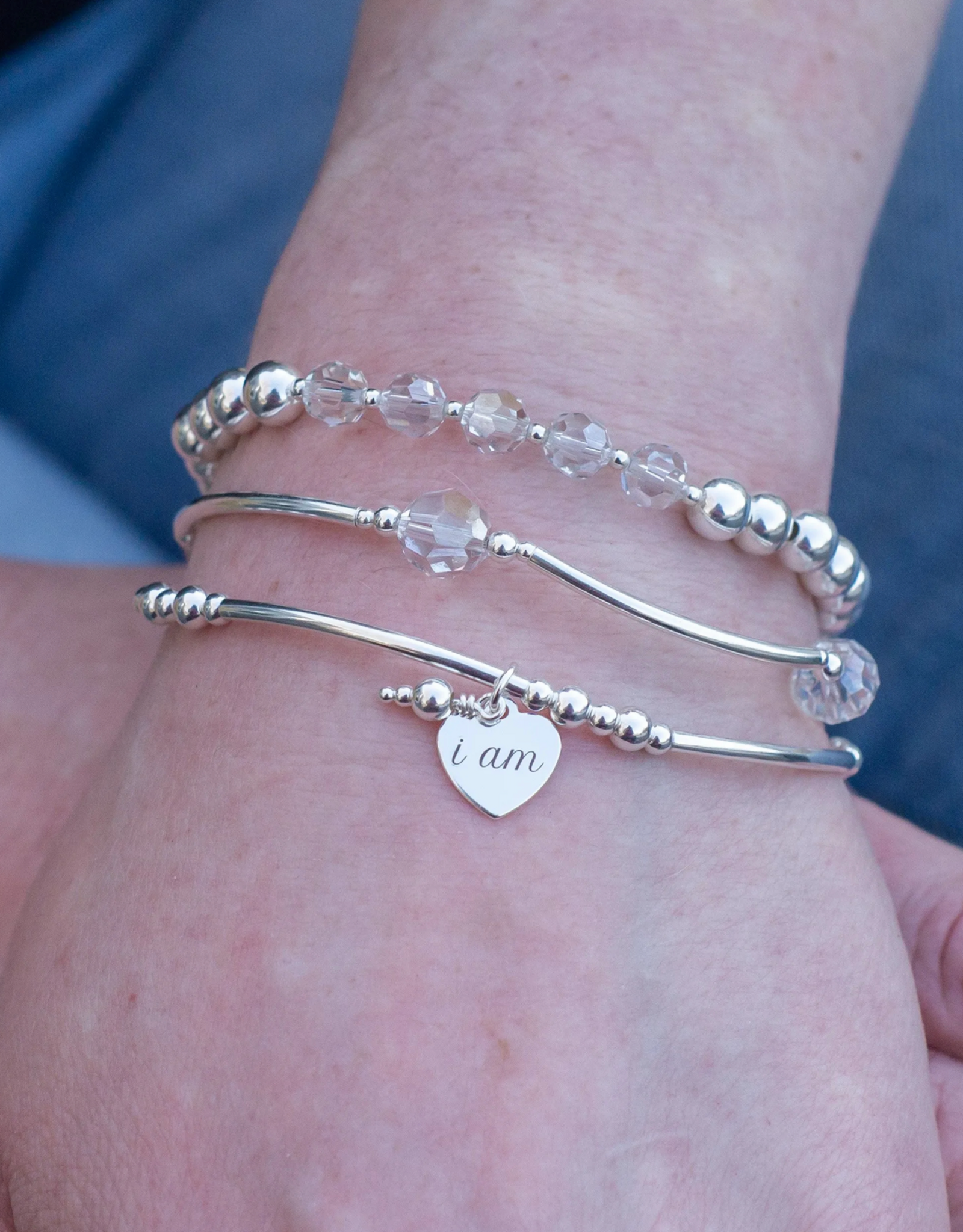 Made As Intended 8mm Diamond Crystal Blessing Bracelet