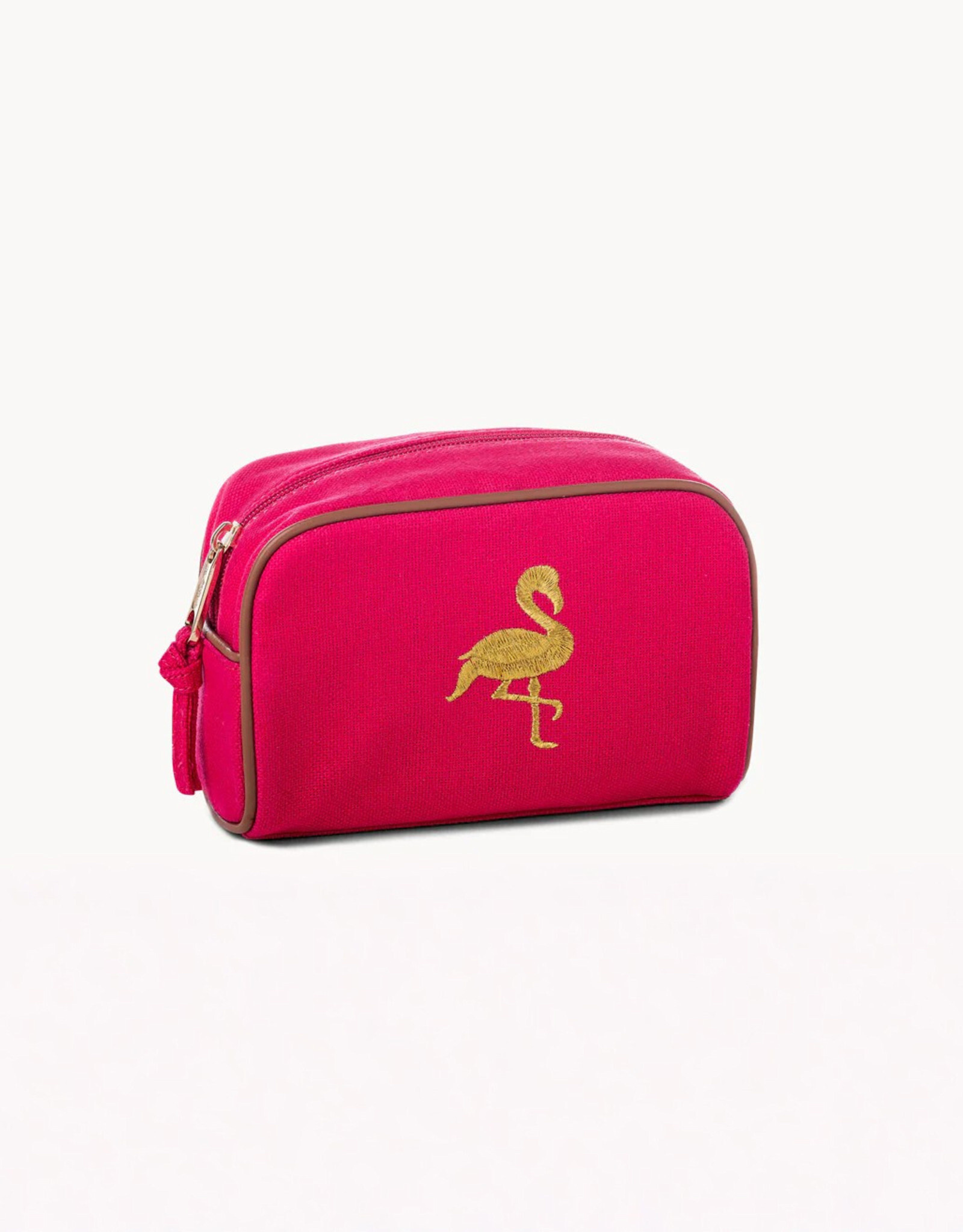 Spartina Pink Flamingo Travel Pouch