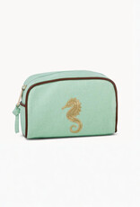 Spartina Seafoam Seahorse Travel Pouch