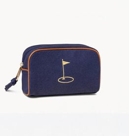 Spartina Navy Flagstick Travel Pouch