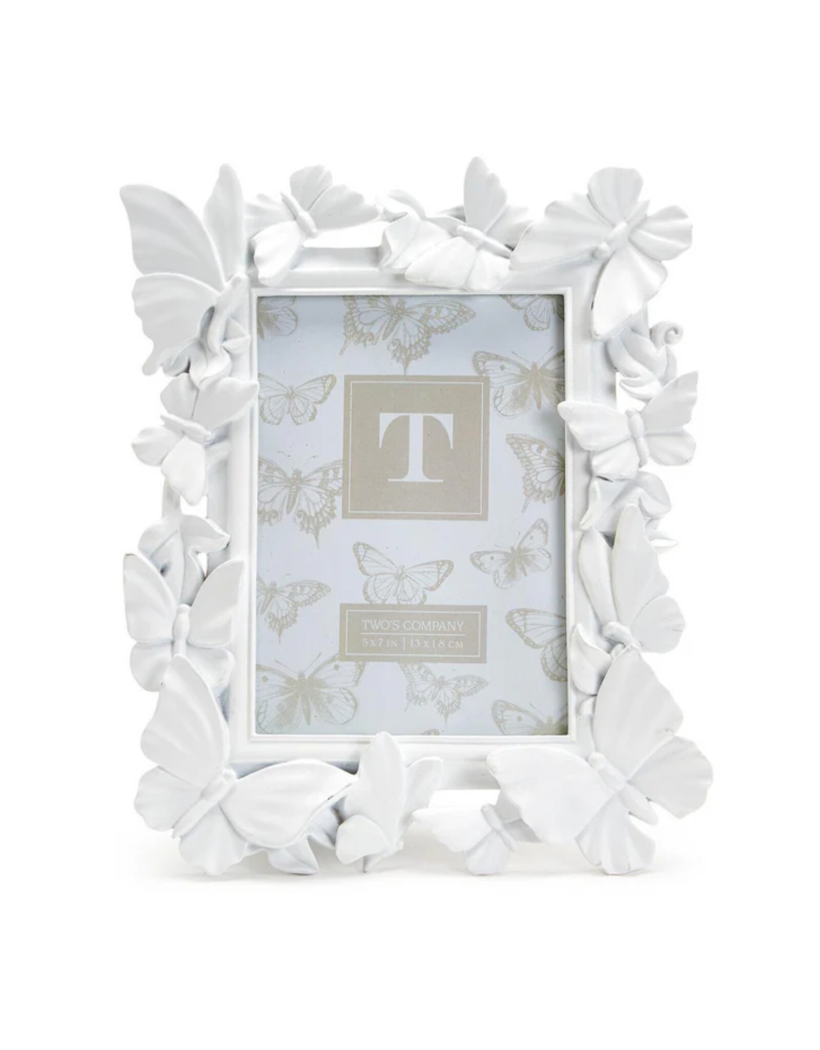 White Butterfly Photo Frame
