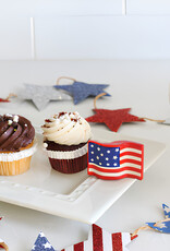 Nora Fleming Mini Stars & Stripes Flag