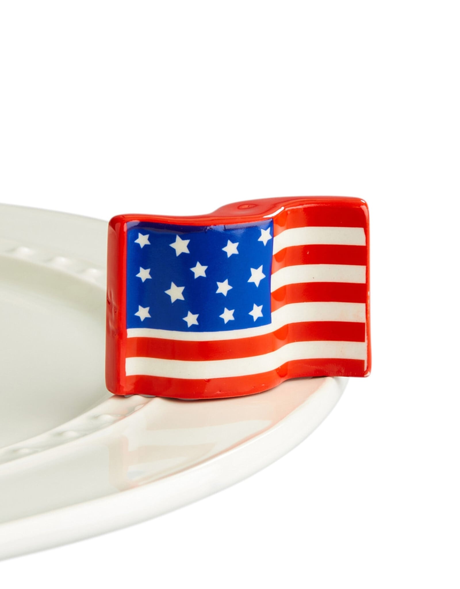Nora Fleming Mini Stars & Stripes Forever Flag