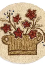 Chandler Four Corners Cherry Flower Chair Pad