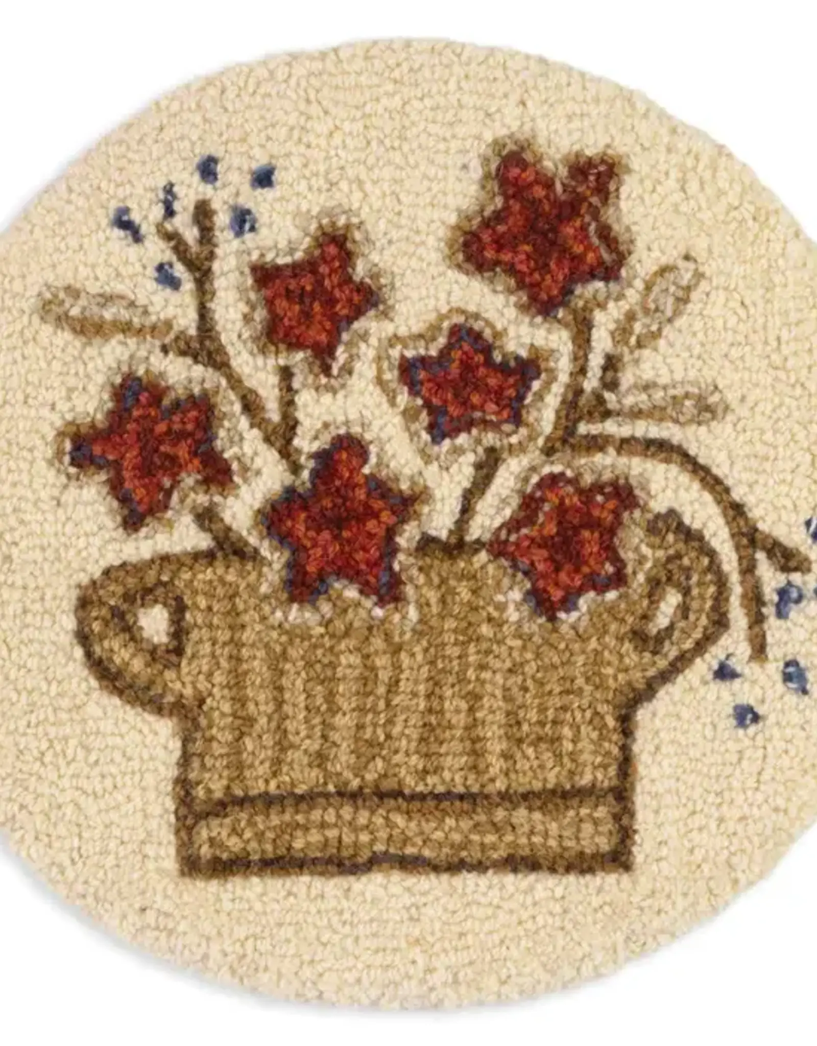Chandler Four Corners Cherry Flower Chair Pad