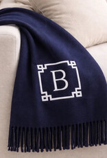 A Soft Idea Sky Solid Plush Cotton Blend Throw