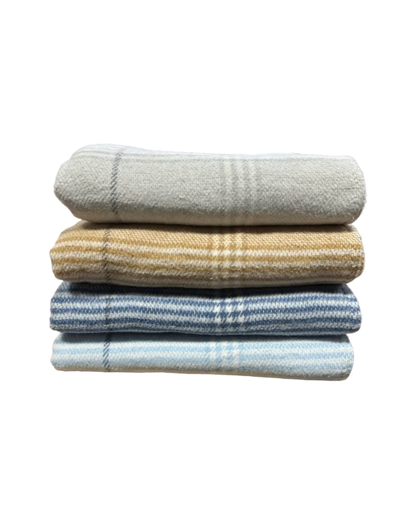 A Soft Idea Light Grey Windowpane Plaid Throw
