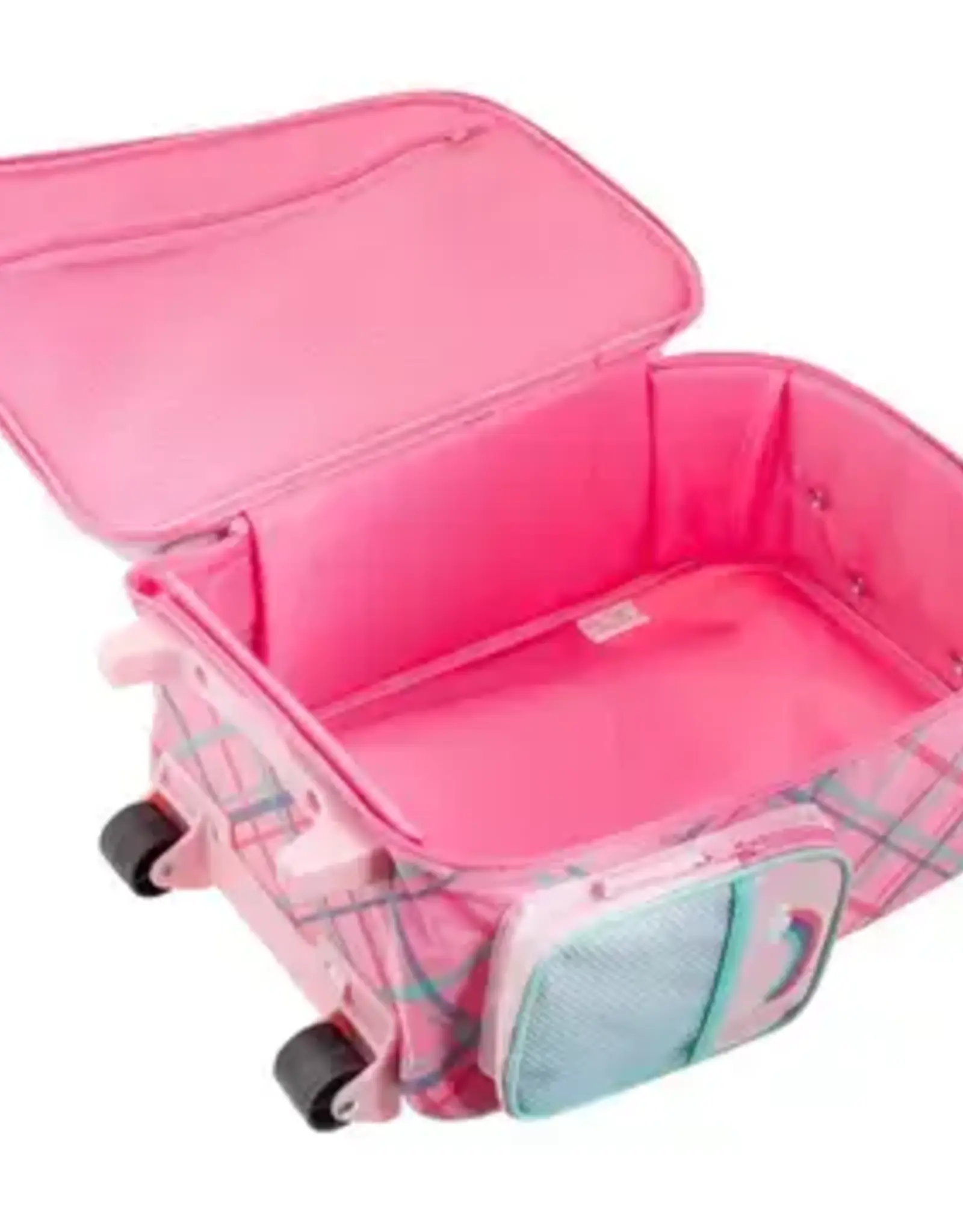 Stephen Joseph Rolling Luggage Unicorn Pink