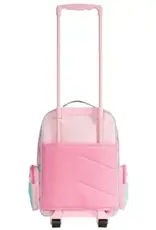 Stephen Joseph Rolling Luggage Unicorn Pink