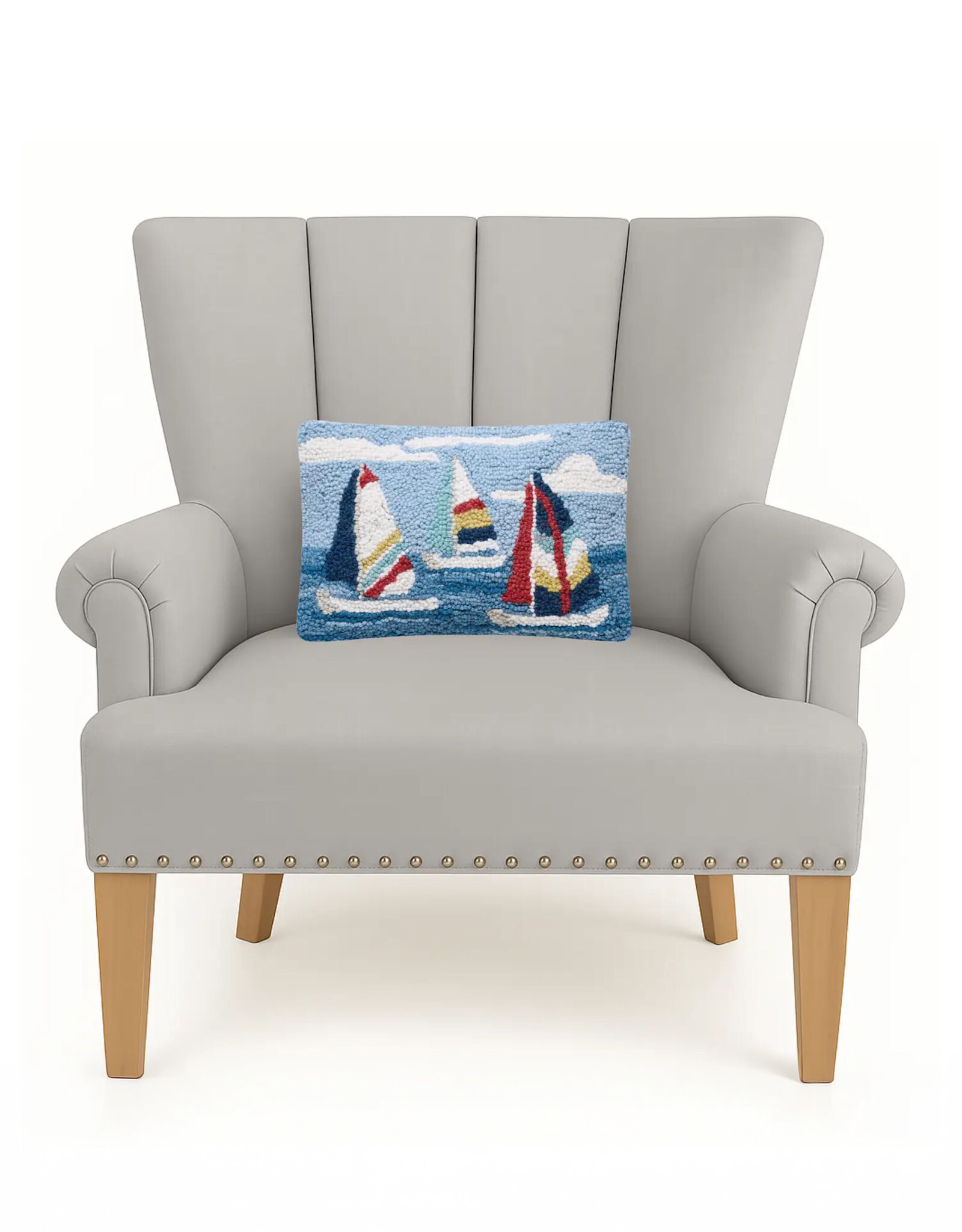 Regatta Sails Hook Pillow