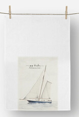 Porter Lane Home Custom Location Sailboat Tea Towel