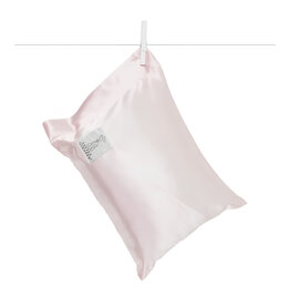 Little Giraffe Pink Satin Decorative Nursery Pillow