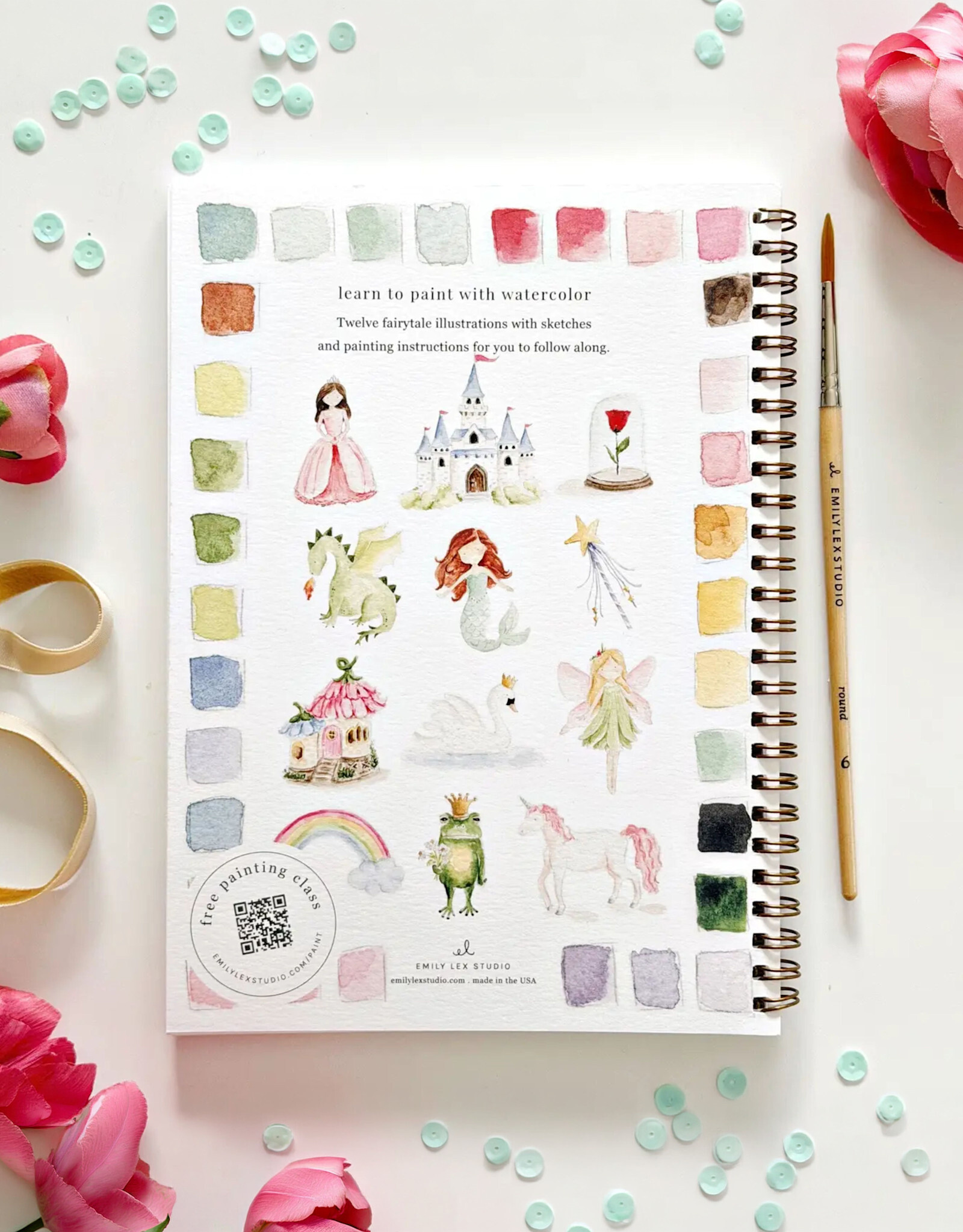 Emily Lex Studio Fairytale Watercolor Notebook