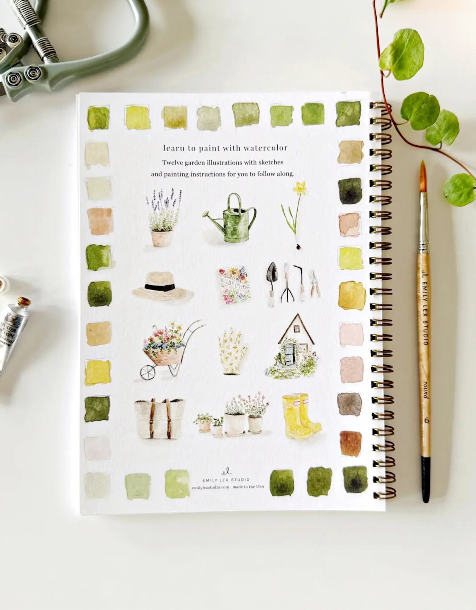 Emily Lex Studio Garden Watercolor Notebook