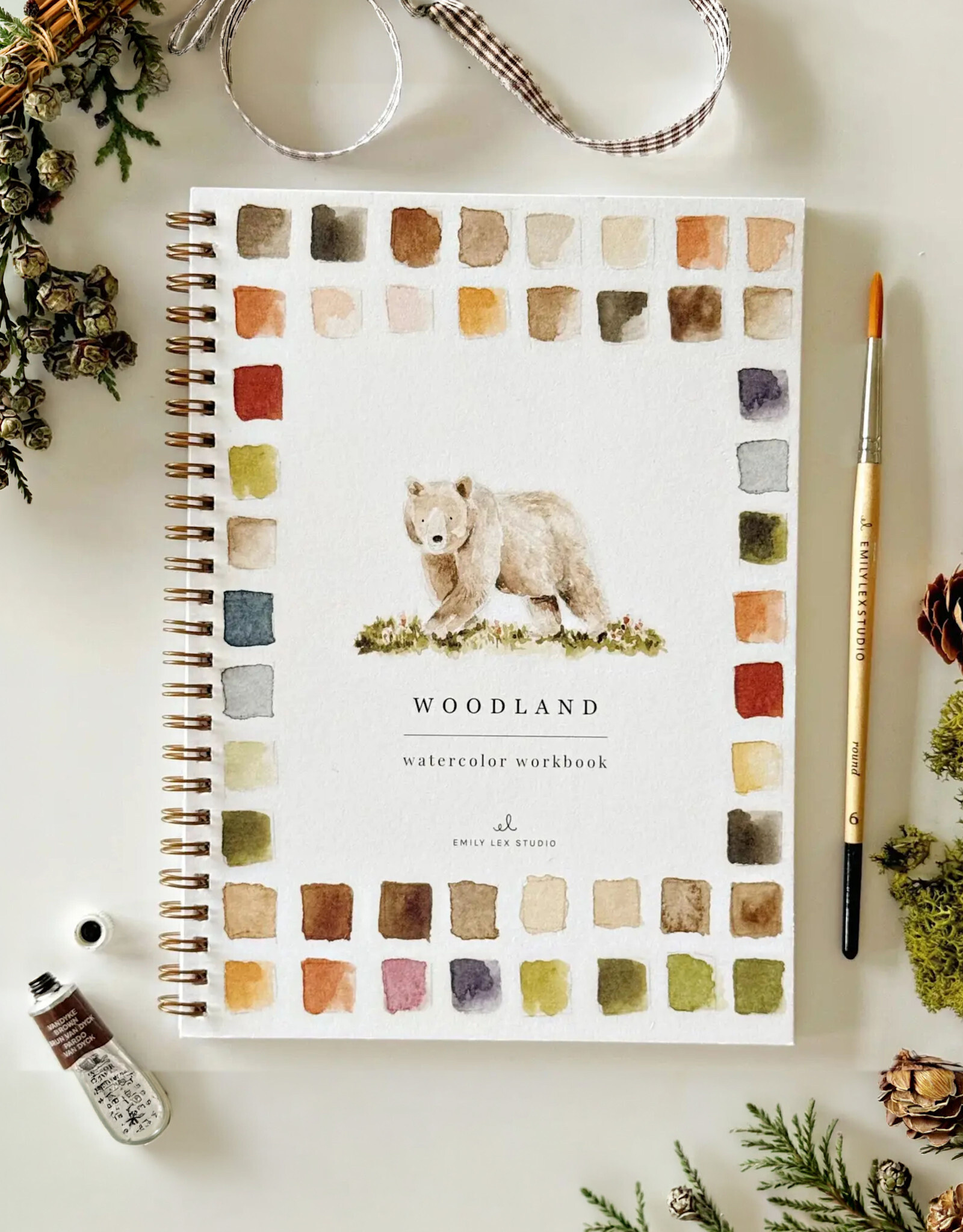 Emily Lex Studio Woodland Watercolor Workbook