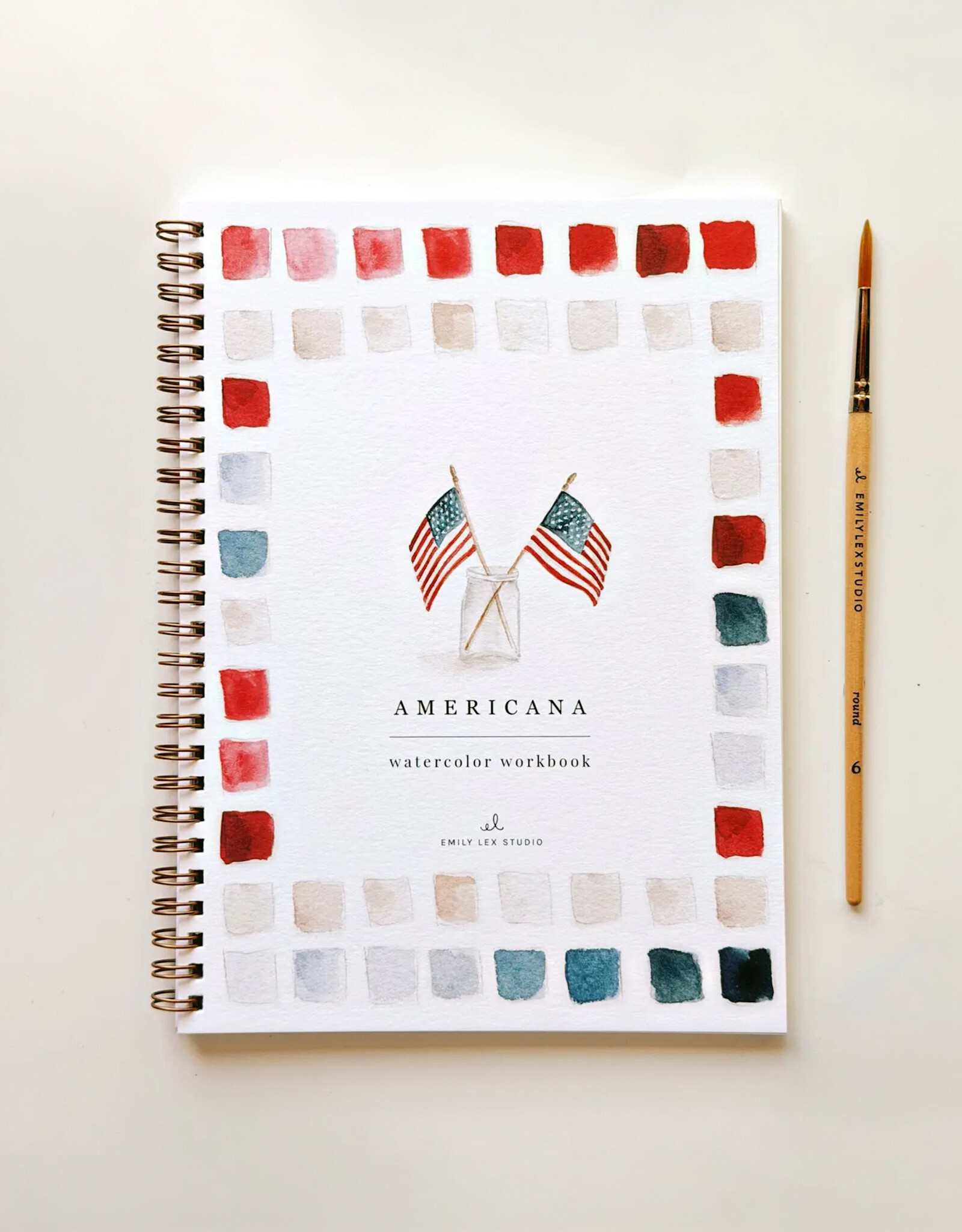 Emily Lex Studio Americana Watercolor Workbook