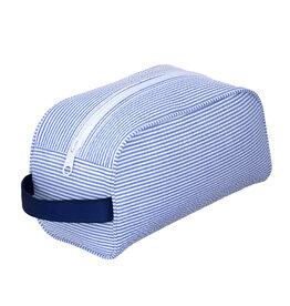 Mint Navy Preppy Stripe Traveler