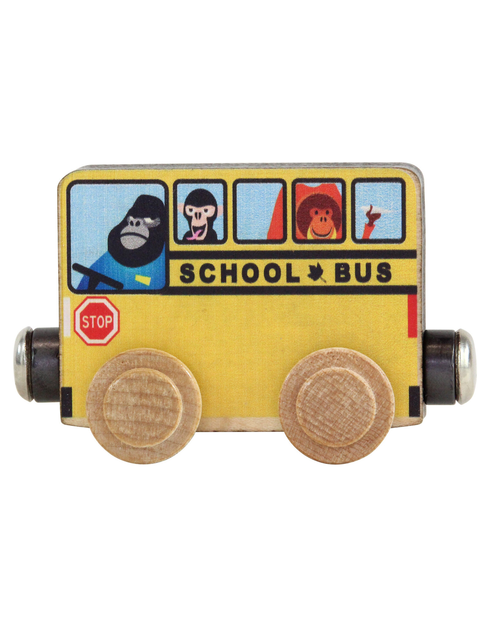 Maple Landmark Woodcraft NameTrains School Bus