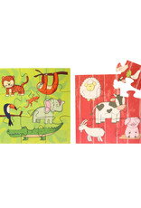 Maple Landmark Woodcraft Games to Go Animals Puzzle
