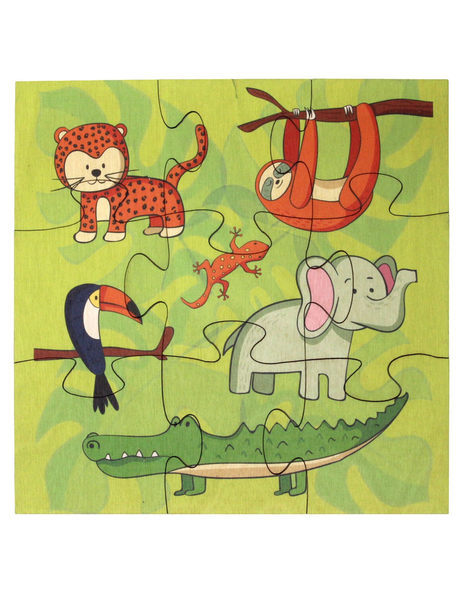 Maple Landmark Woodcraft Games to Go Animals Puzzle