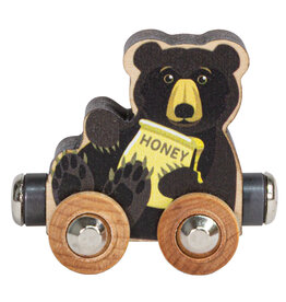 Maple Landmark Woodcraft NameTrains Honey Bear