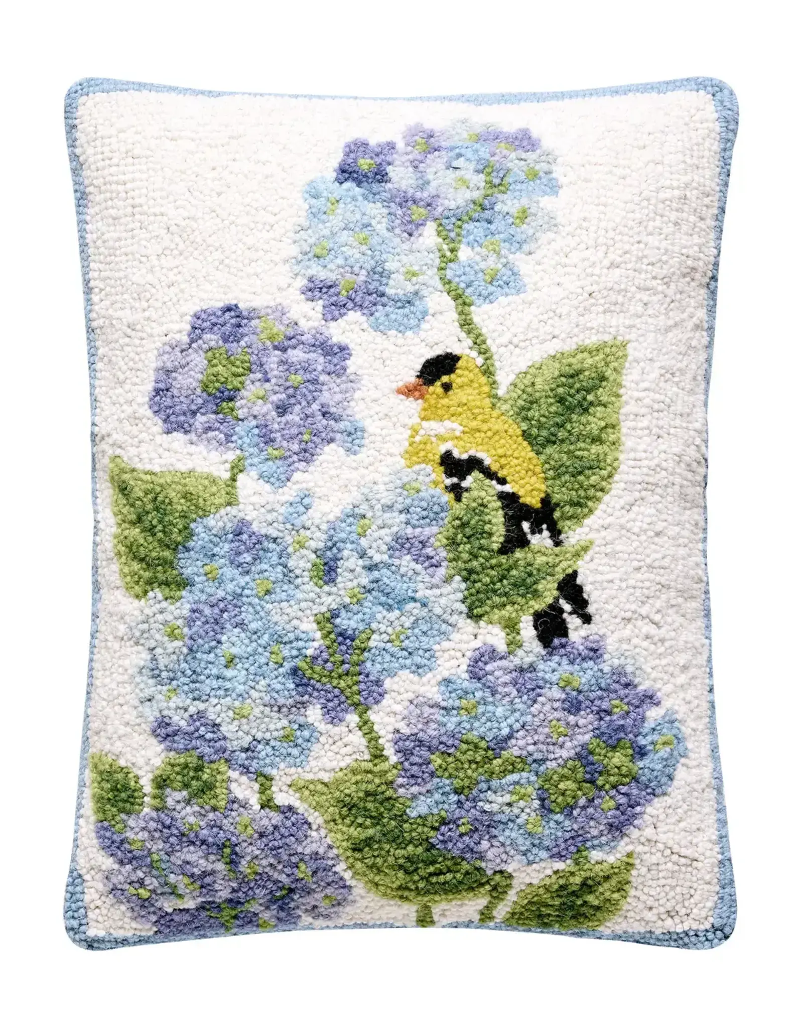 Bird Hydrangea Pillow