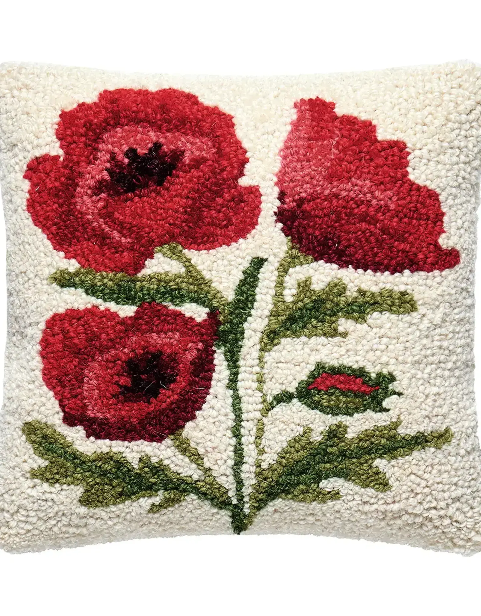 Poppies Red pillow