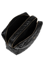 Scout Black Quilted 2-Way Toiletry Bag