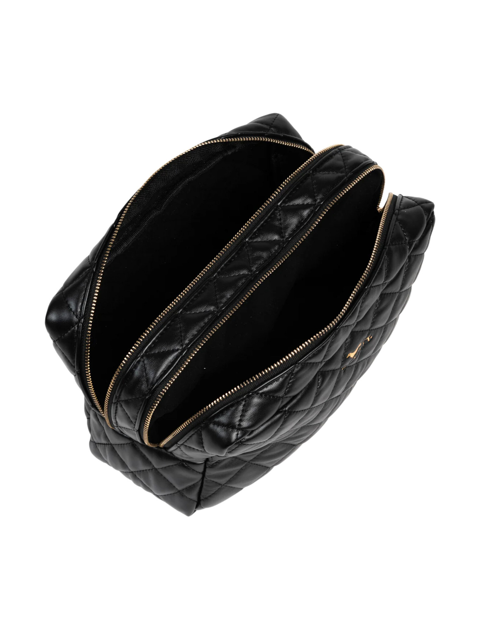 Scout Black Quilted 2-Way Toiletry Bag
