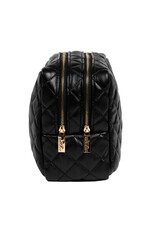 Scout Black Quilted 2-Way Toiletry Bag
