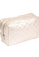 Scout Champagne Quilted 2-Way Toiletry Bag