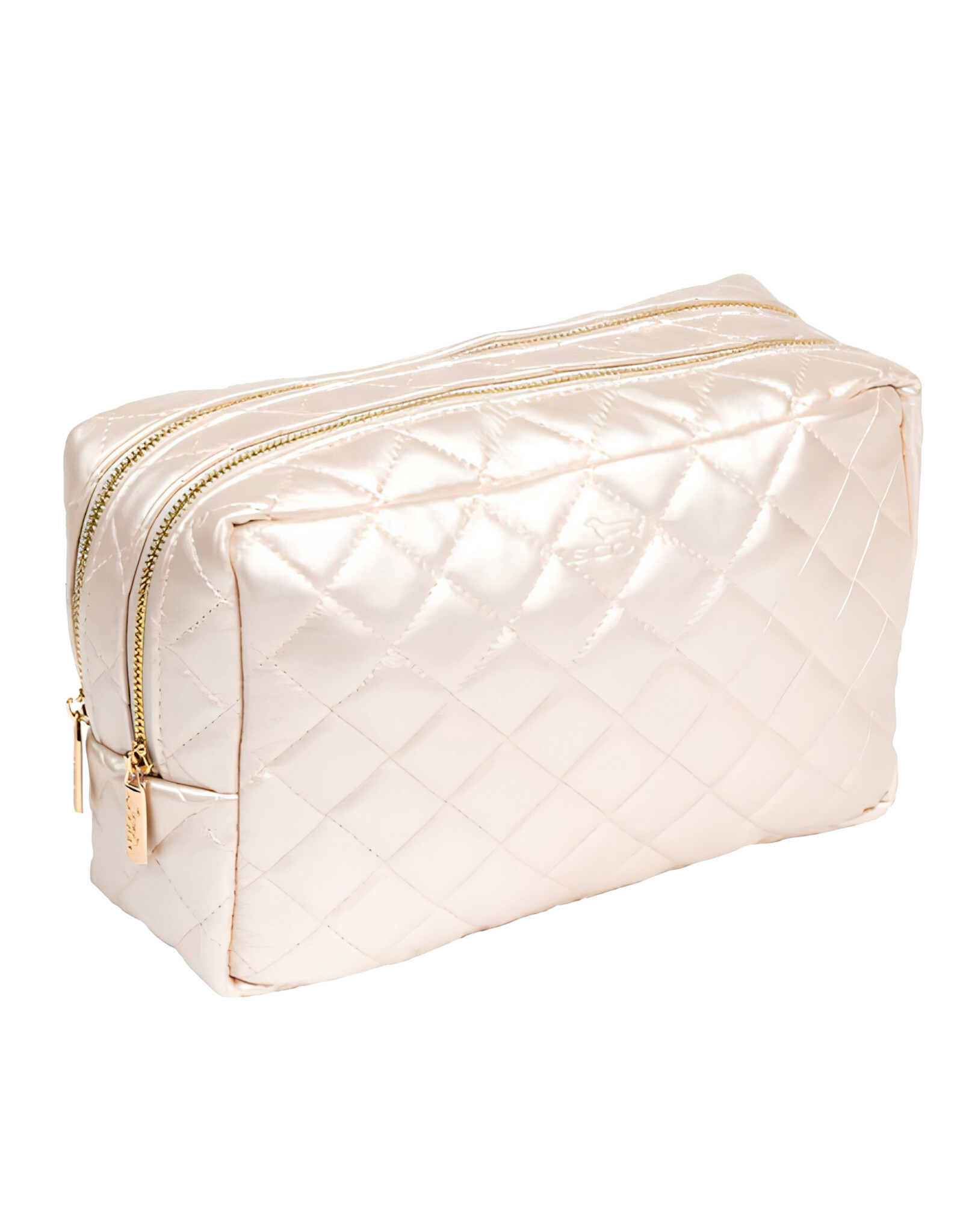 Scout Champagne Quilted 2-Way Toiletry Bag