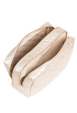 Scout Champagne Quilted 2-Way Toiletry Bag