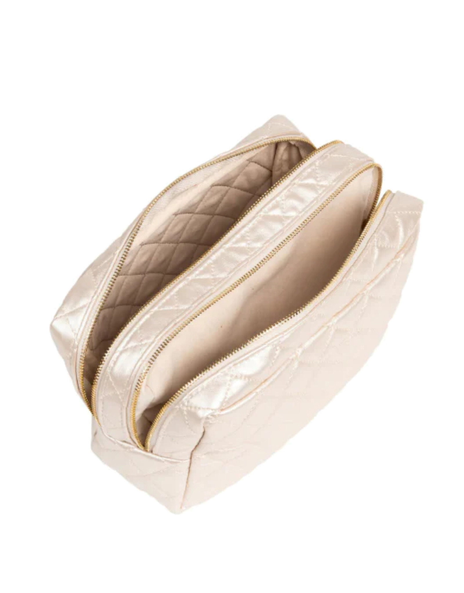 Scout Champagne Quilted 2-Way Toiletry Bag