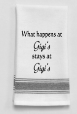 Wild Hare Designs Towel What Happens at Gigis...