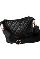 Scout Black Quilted Emily Crossbody Bag