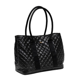 Scout Black Quilted Miss Manors Tote
