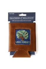 Smather's & Branson Lake Forest Oak Tree Needlepoint Can Cooler