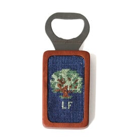 Smather's & Branson Lake Forest Oak Tree Needlepoint Bottle Opener