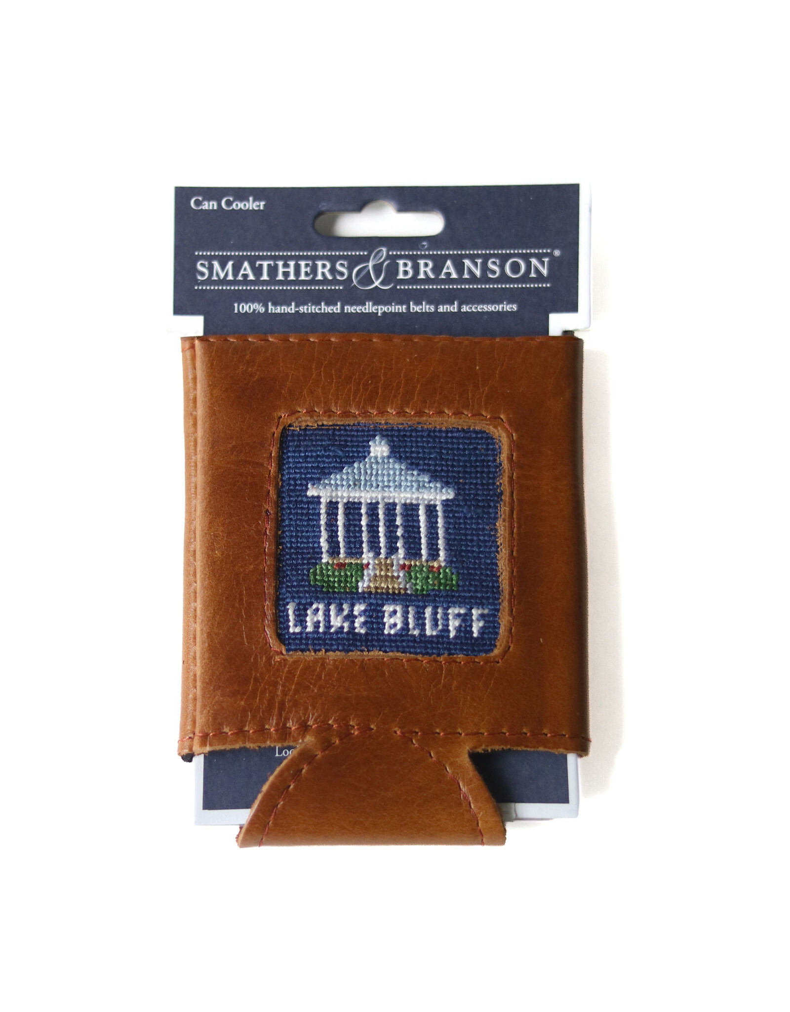 Smather's & Branson Lake Bluff Gazebo Needlepoint Can Cooler
