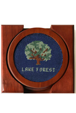 Smather's & Branson Lake Forest Needlepoint Coaster Set