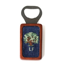 Smather's & Branson Lake Forest Oak Tree Needlepoint Bottle Opener