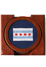 Smather's & Branson Chicago Needlepoint Coaster Set