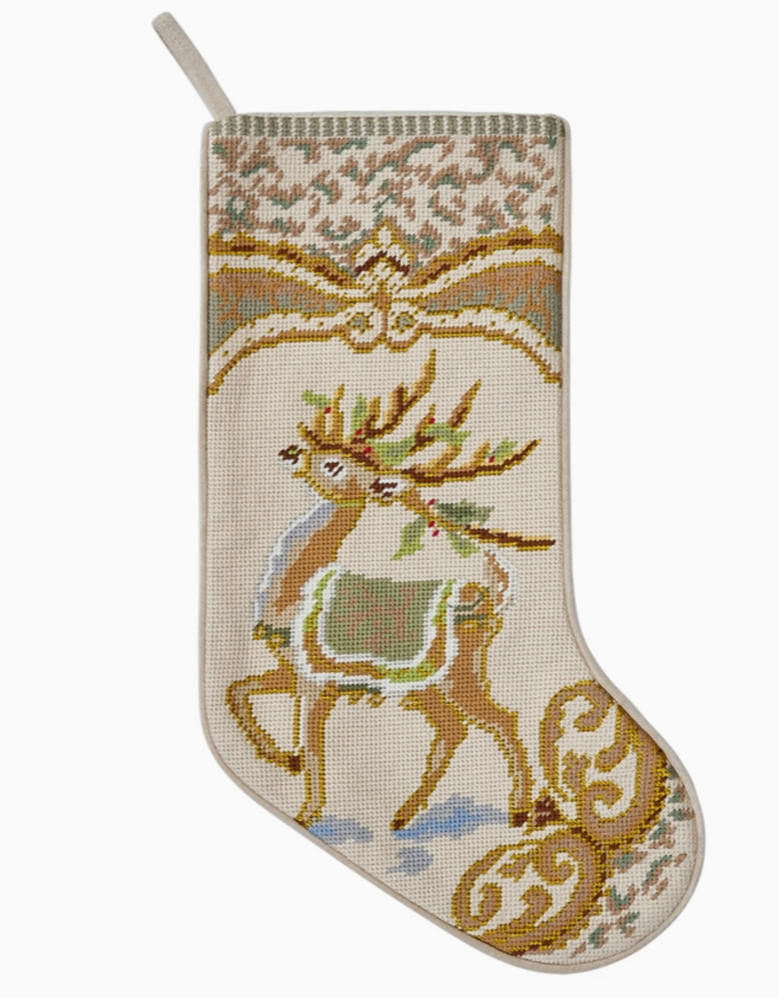 Stocking Golden Reindeer