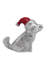 Mariposa Sitting Lab Red Hat Napkin Weight