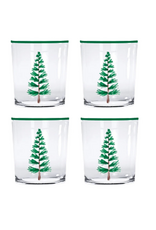 Mariposa Woodland Trees Suite of 4 Dble Old Fashions