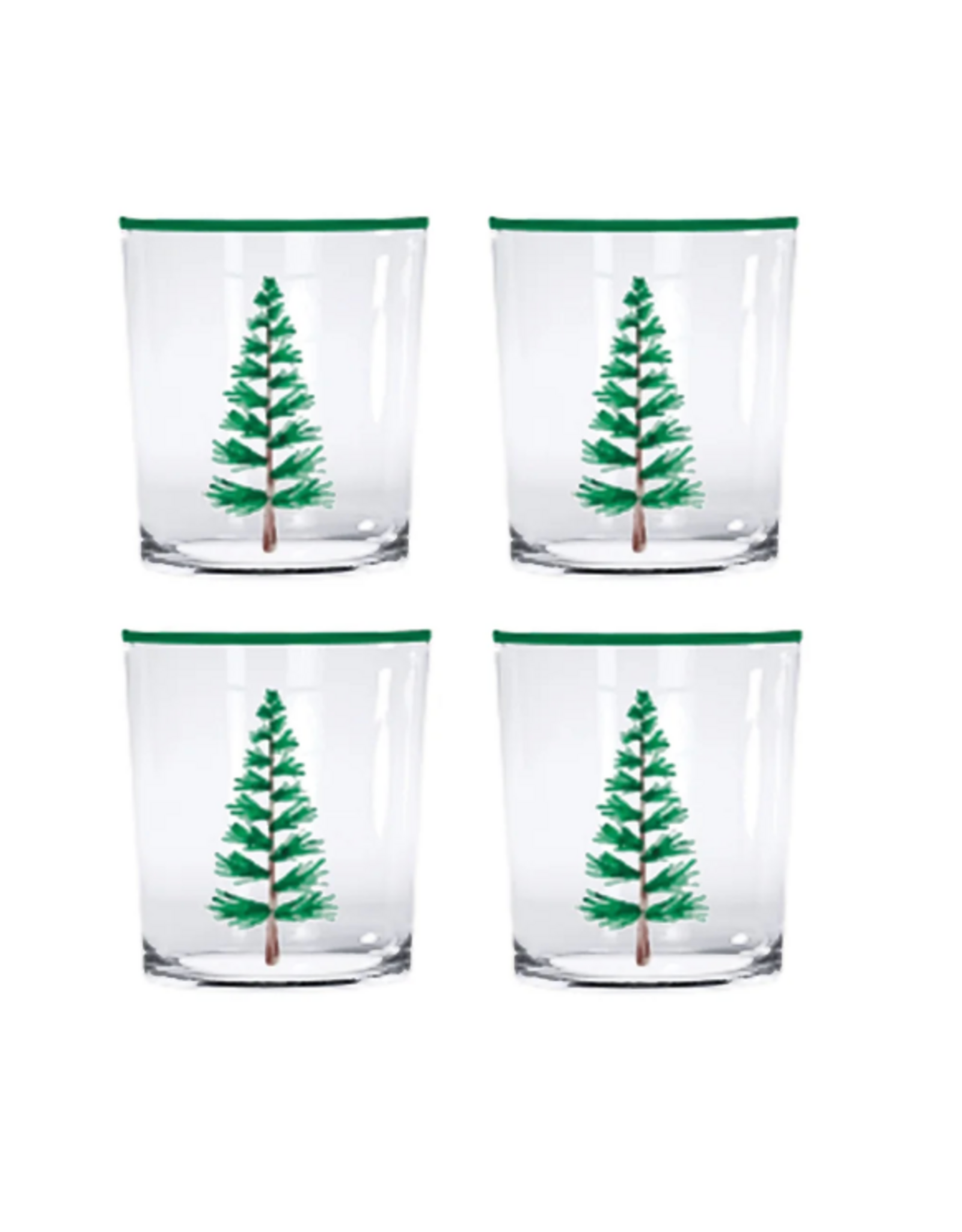 Mariposa Woodland Trees Suite of 4 Dble Old Fashions