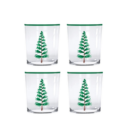 Mariposa Woodland Trees Suite of 4 Dble Old Fashions