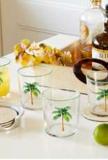 Mariposa Palm Trees Suite of 4 Dble Old Fashions